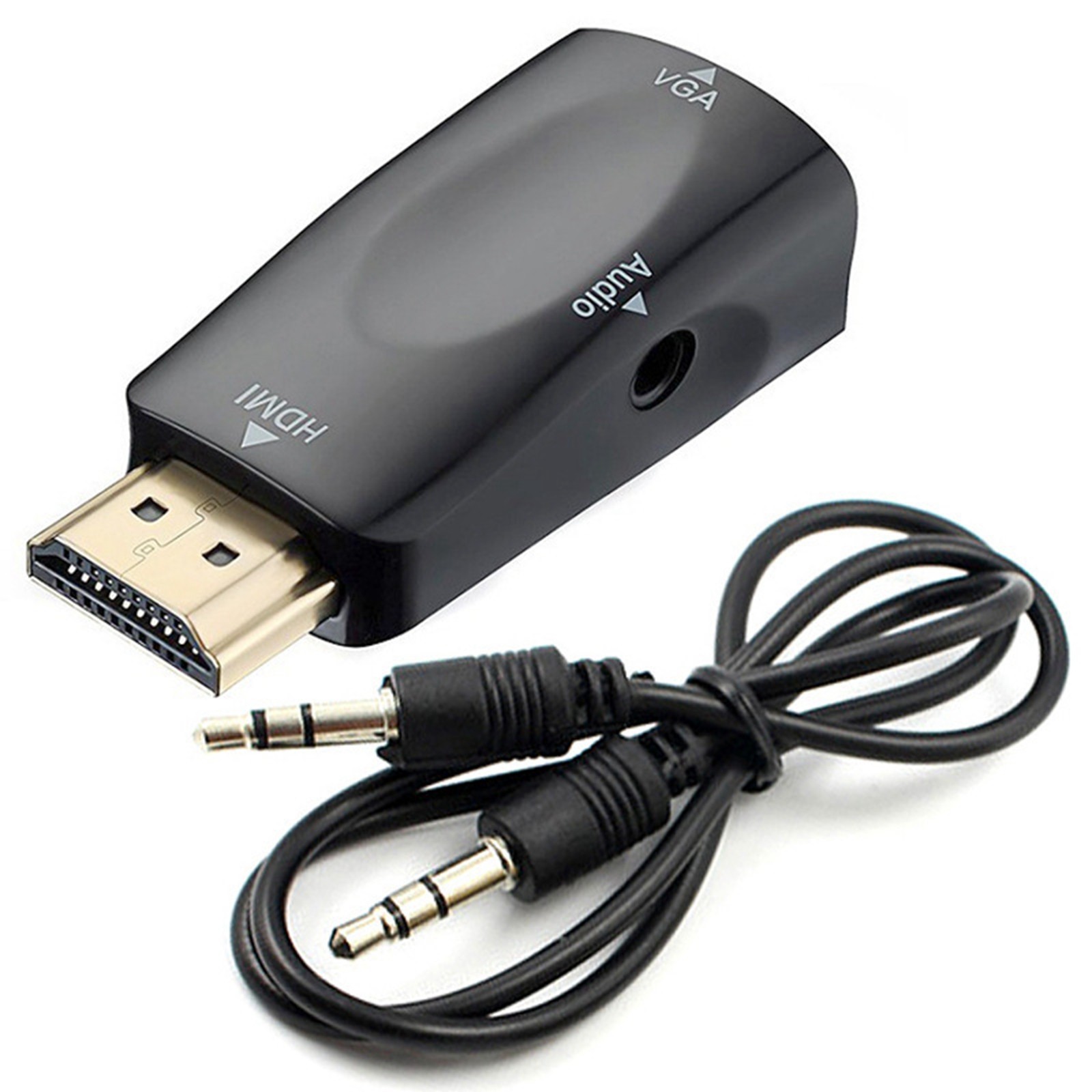 thumbnail image 2 of Convertidor Macho A Hembra Vga, Adaptador Hembra Para Proyector, Televisor Con Audio, 2 of 2